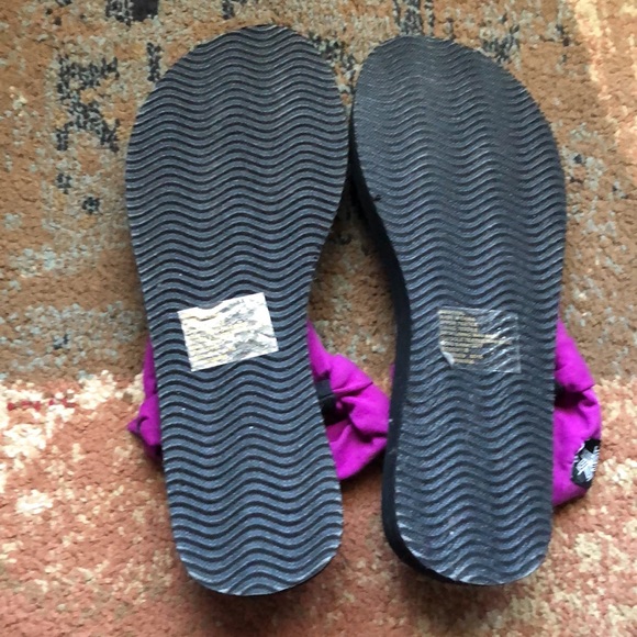 Womens size xl (11) tek gear black and purple sandals - Picture 4 of 8